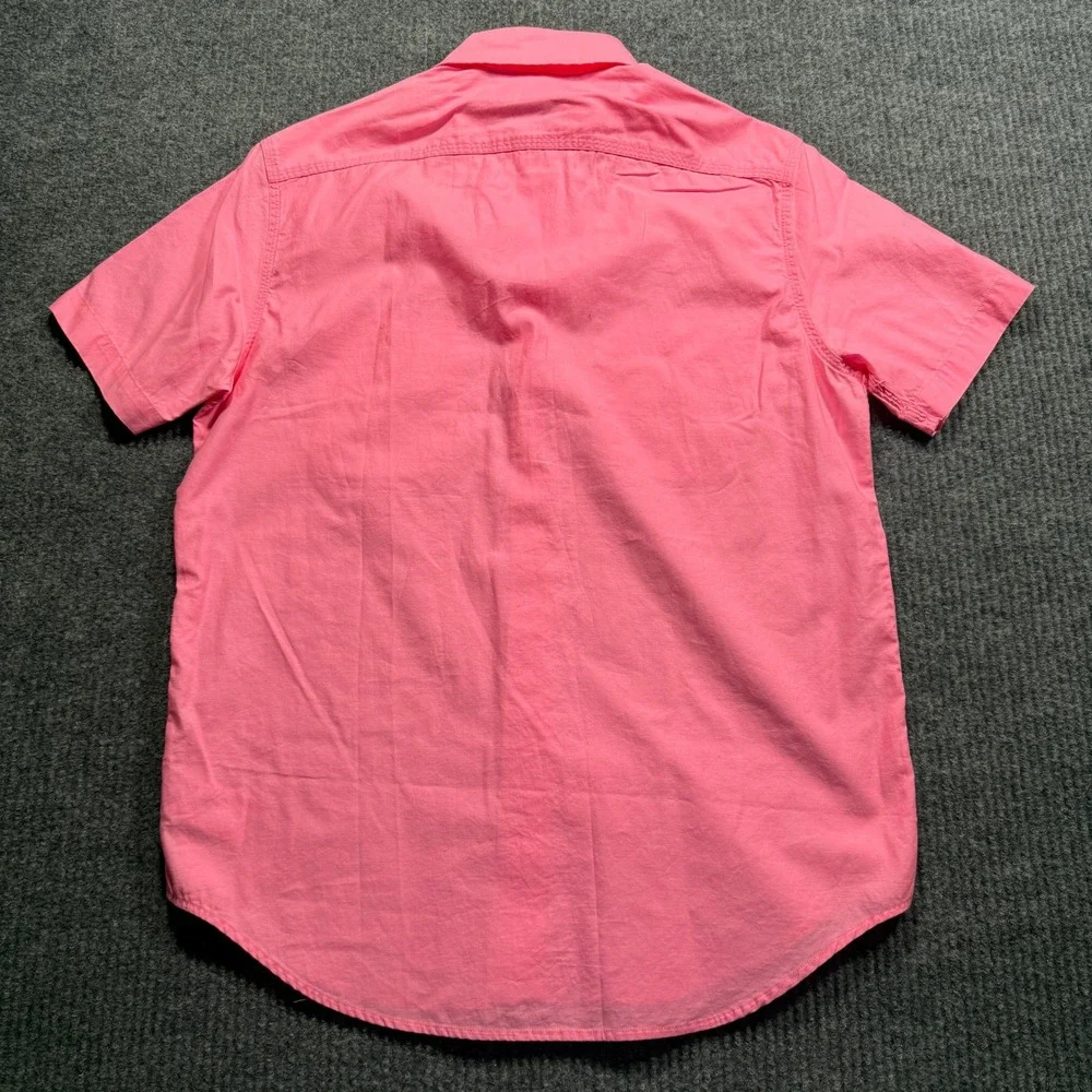 Polo Ralph Lauren Button Down Shirt Mens Small Pink Short Sleeve Classic Fit NWT